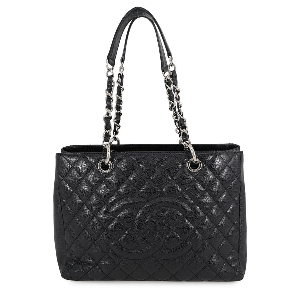 Chanel Chain Tote Bag, Coco Mark, Matelassé GST, Caviar Skin, A50995, CHANEL ...
